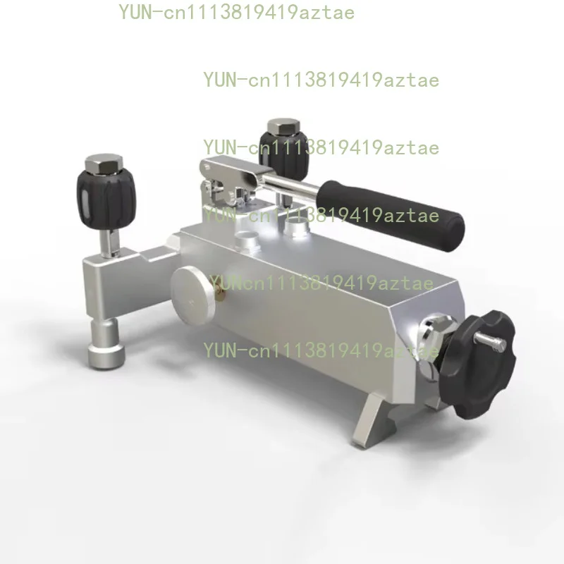 70MPa Portable Hydraulic Calibration Pump, HSIN615 Water & Oil Pressure Comparator Tester for Pressure Gauge Calibration
