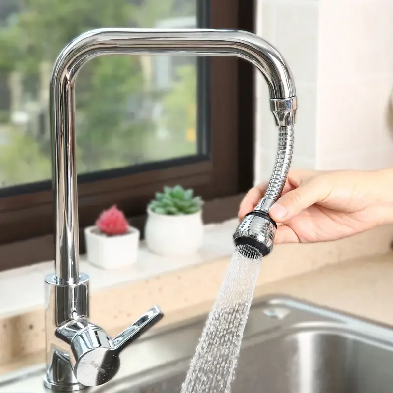 Kitchen Faucet Extender 360° Adjustment Dual Mode Water Saving Pressurize Faucet Extender Sprayer Filter Kitchen Accessories