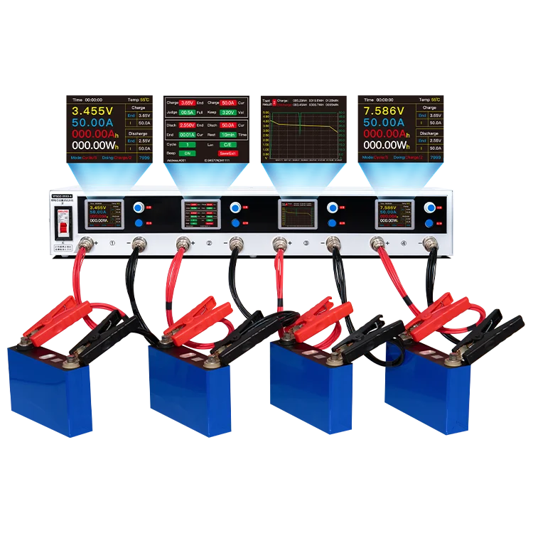 YPDSZ-0550-4 4 Channel Cylindrical Cell 18650 Battery Charge And Discharge Tester Capacity Tester