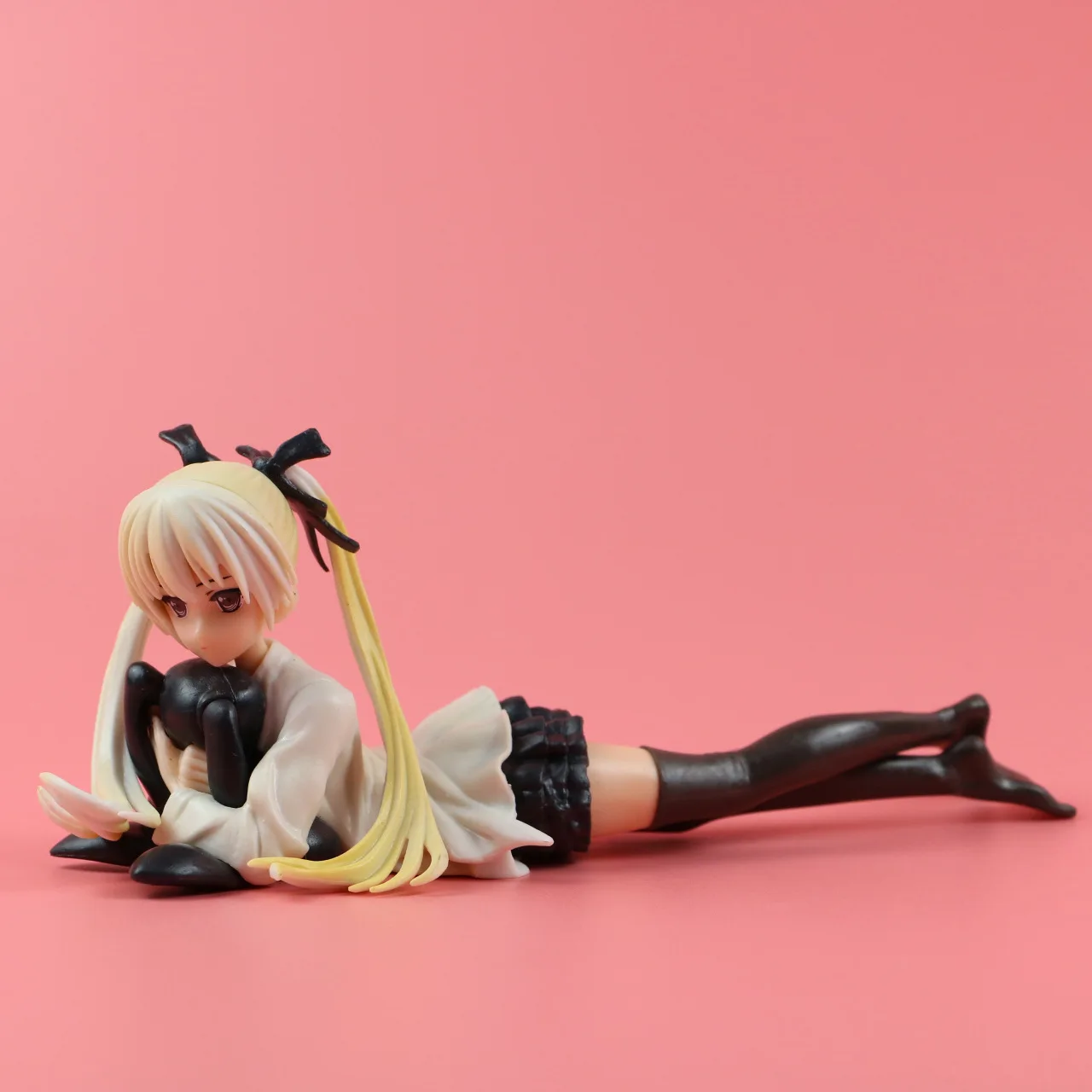 Crouching 21CM Anime Figure Yosuga No Sora Kasugano Sora Prone posture PVC Collection Doll Model Toy Car Case Cake Decoration