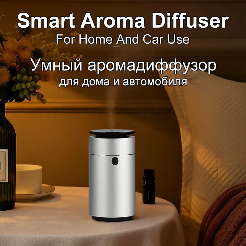 

New Professional Essential Oil Aroma Diffuser Smart Timer Quiet Fast Deodorization AI Auto Sensing 80m³ Coverage for Home Car​