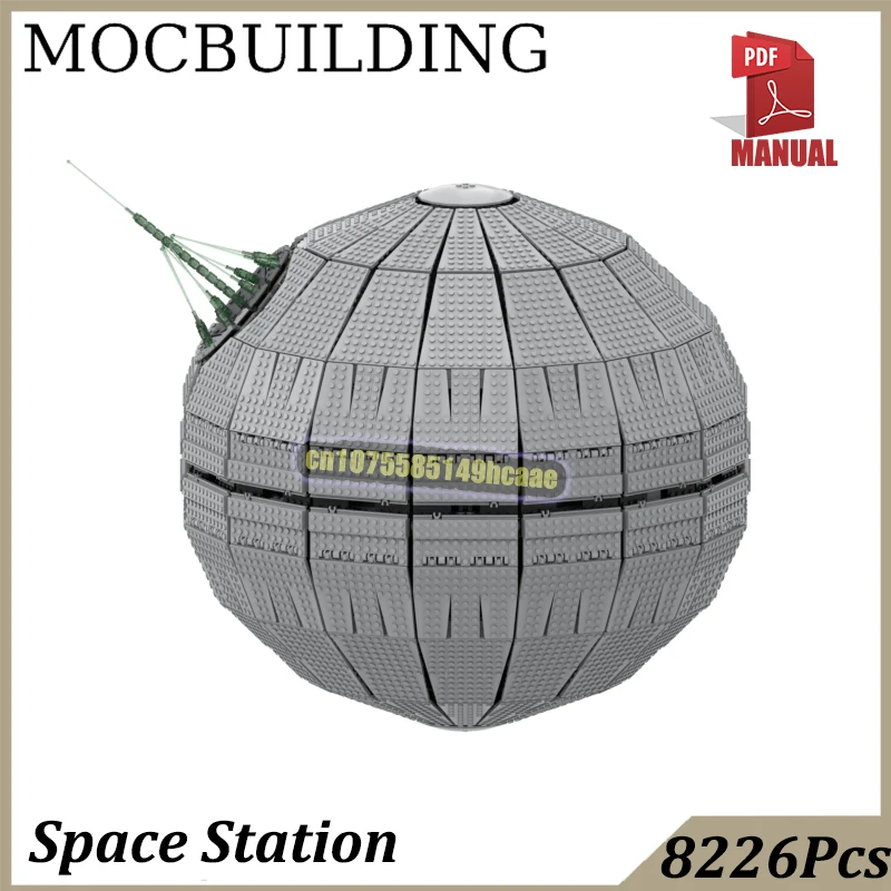 Space Station Buildings Block MOC Building Movie Scene Planet Creative Construction Bricks Toys Gifts