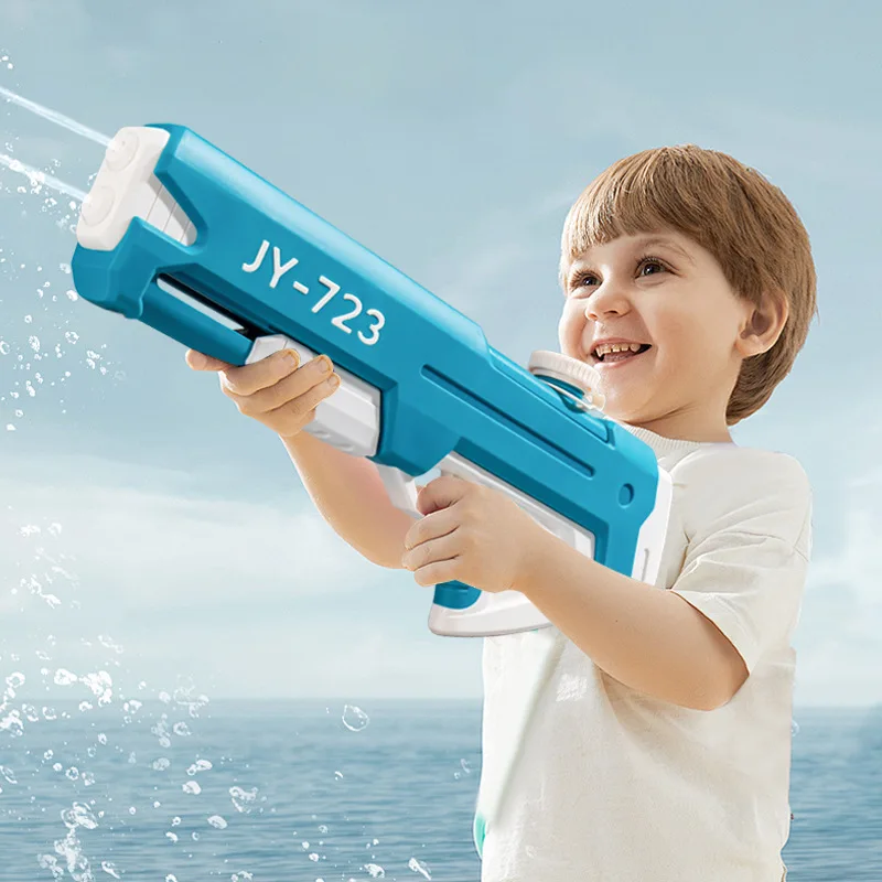 Automatic water electric continuous firing water gun for children\'s water splashing festival, black technology water gun, water