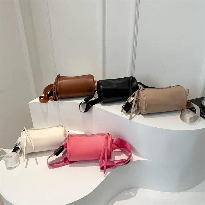 

Trendy Luxury Simple Diaper Bags For Women Elegant Chic Shoulder Bag Minimalist Leather Commuter Bag Solid Color Vintage Classic