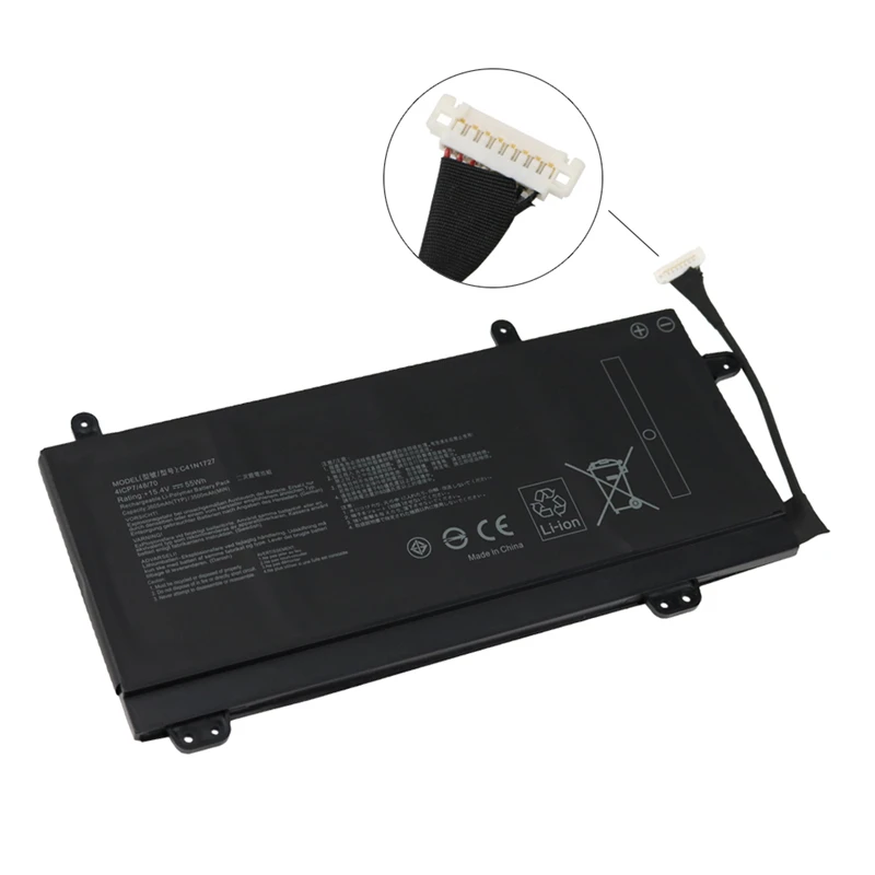 Csmhy-asus rog用55whラップトップバッテリー,新しいc41n1727 15.4v,asus rog zerus gm501 gm501g gm501gm