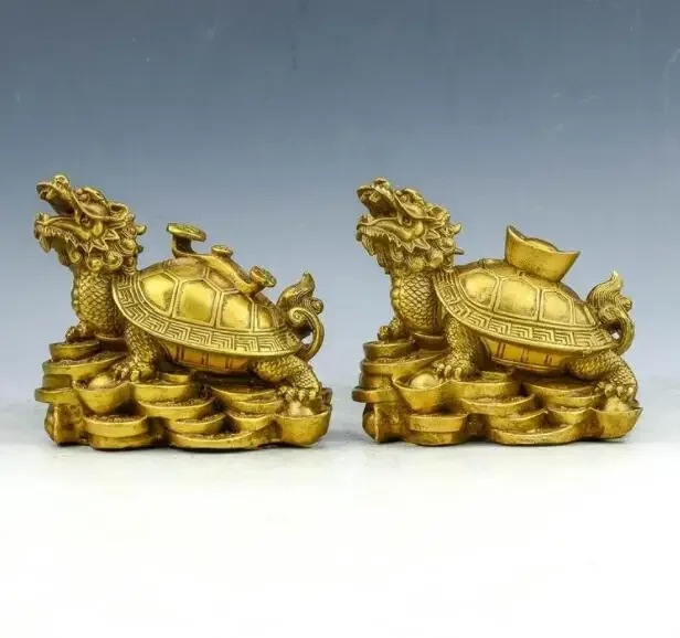 

SCY 1030+++Pure copper The treasure is as good as it is. Faucet turtle Geomantic ornament Home decoration crafts