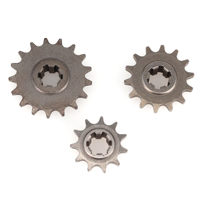 Front Gear Box Sprocket T8F 11T 14T 17T 20T Pinion Sprocket Chain Cog Metal For 47cc 49cc Minimoto ATV Mini Bike Moped Scooter