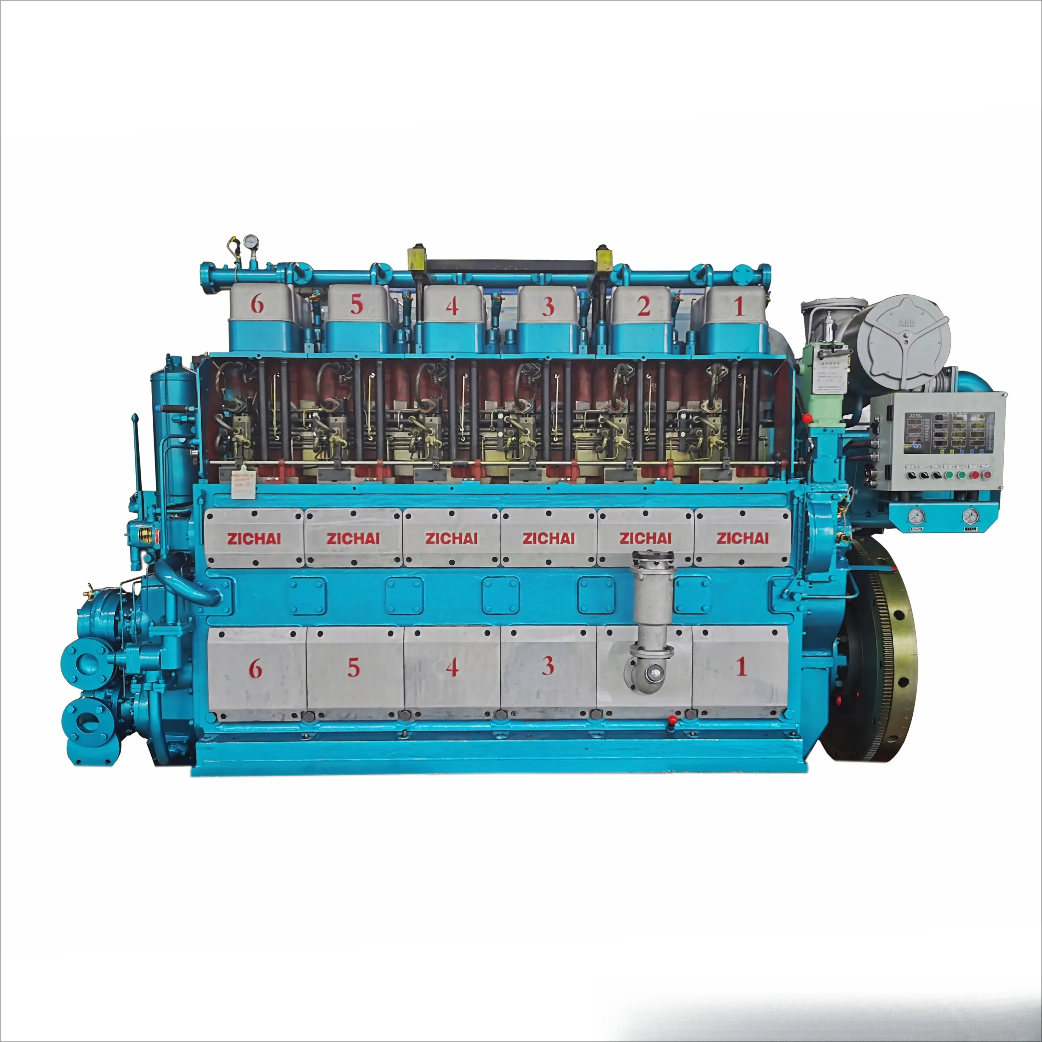 High-Performance Marine Diesel Engine