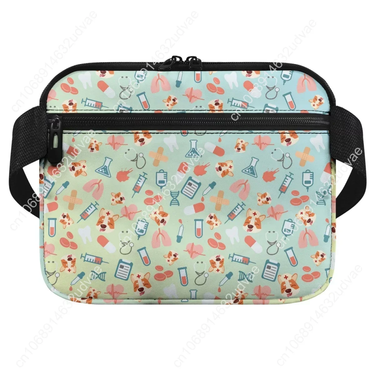 Portable Nurse Fanny Pack Multi Pocket Waist Organizer Belt Bags Cartoon Medical Icon Animal Print Small Nurse Pockets Gift 2023