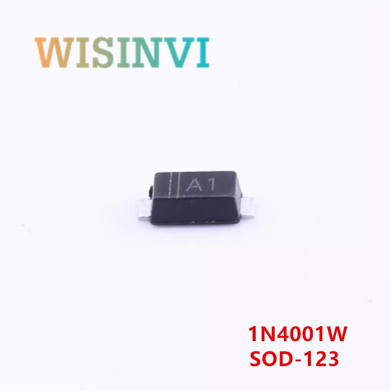 

100PCS 1N4001W 4001W marking A1 1N4004W 4004W marking A4 1N4007W 4007W marking A7 SOD-123