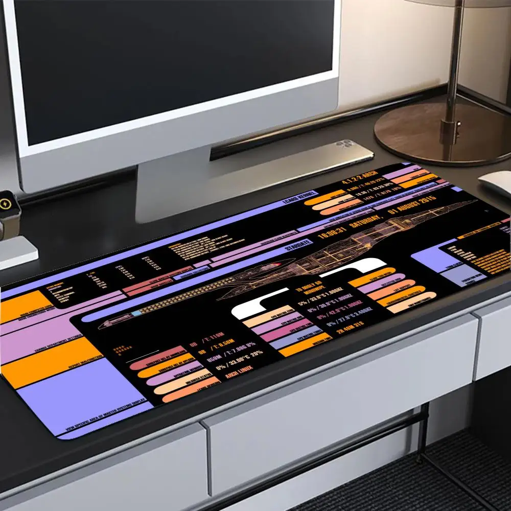 

Starship Blueprint Mouse Pad Gamer Office Accessories Pc Cabinet Games Desk Mat Computer Desks Keyboard Gaming Mats