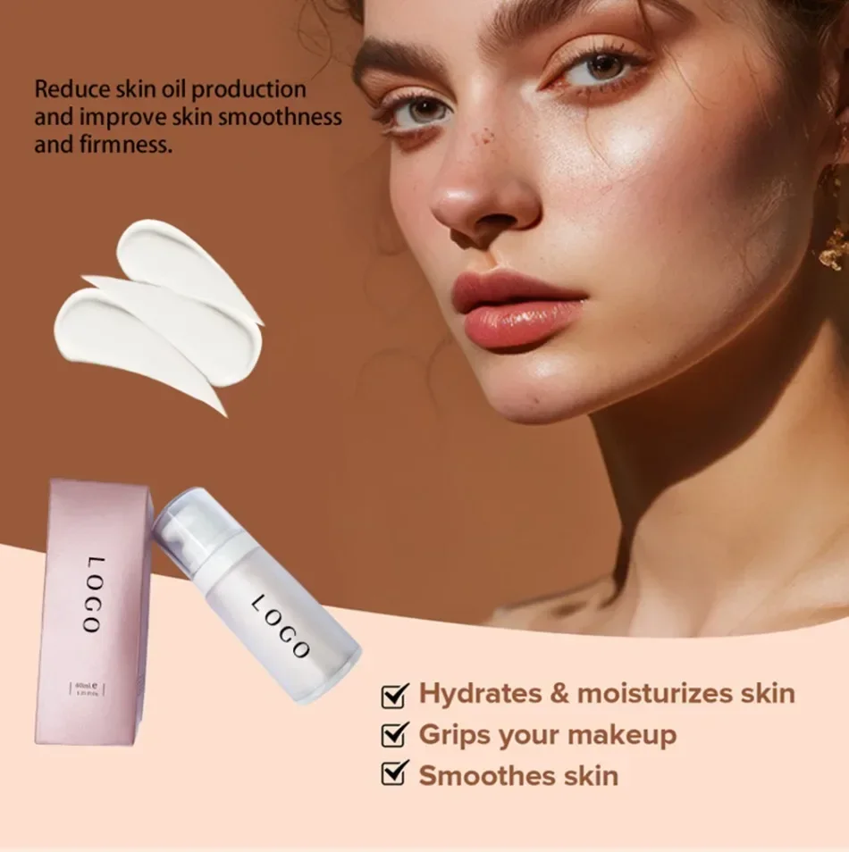 Gesicht Primer Make-up Basis Private Label glättet Haut Concealer Lotion benutzer definierte Logo