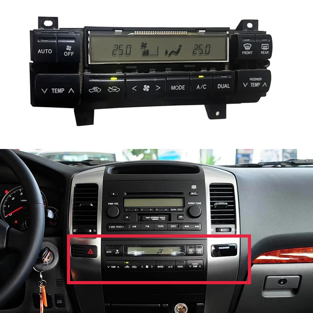 

1Pc for Toyota 2700 Prado 3400 4000 4500 4700 5700 Air conditioning panel switch disassembly parts
