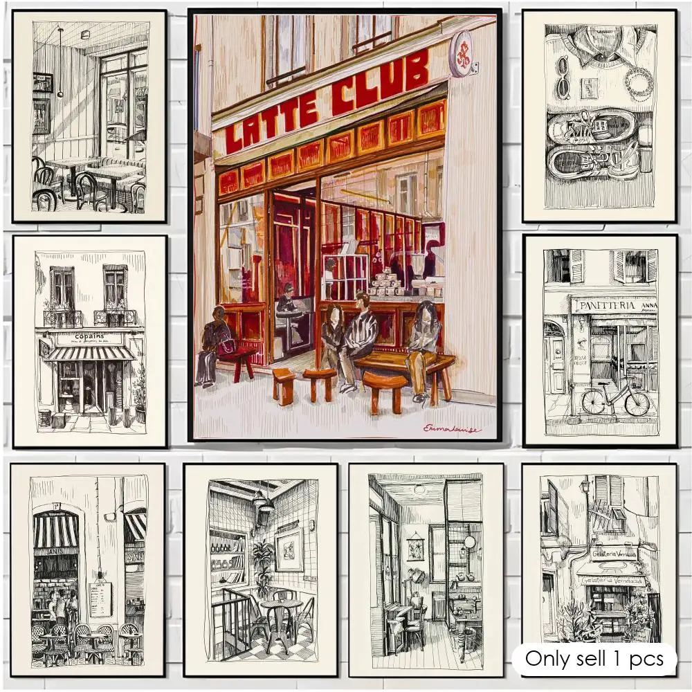 Artist E-Emma Louise Poster Trendy Aesthetic Wall Art high-end Bedroom Home Cafe library Decor