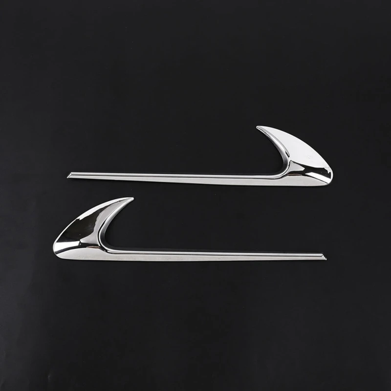 2Pcs Car Side Fender Trim For Mercedes Benz E Class W213 C-Class W205 Refit E63S AMG Accessories