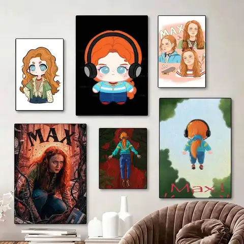 Póster de Sadie Sink Stranger Pegatina