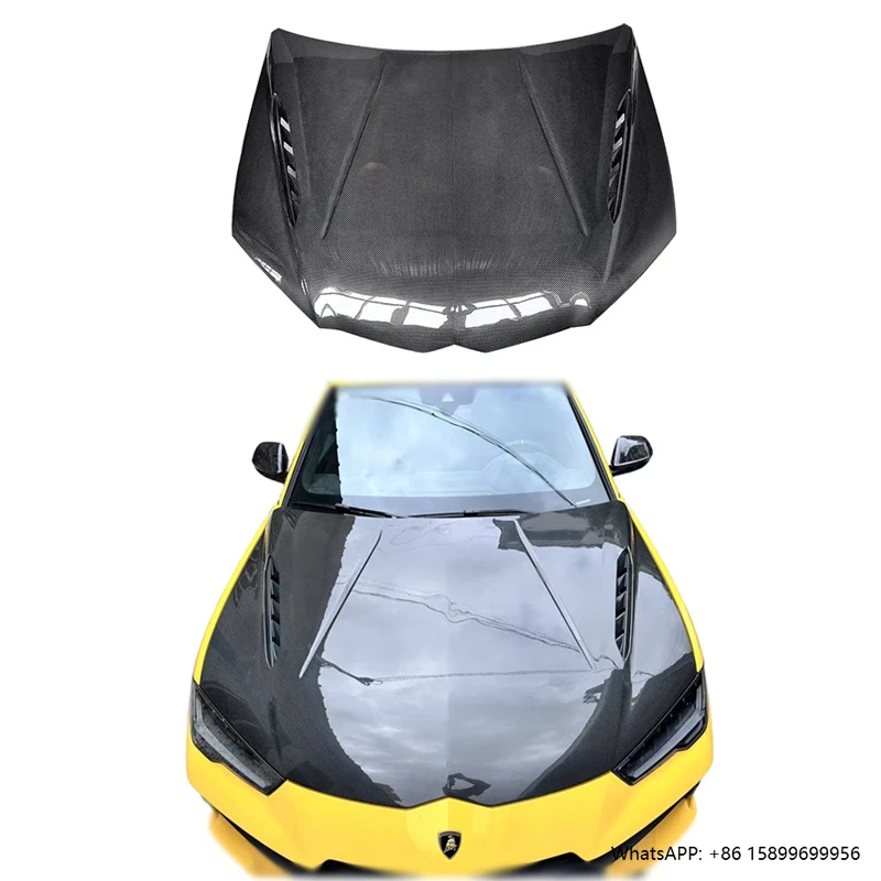 Car Accessories for Urus Dry Carbon Fiber Performante Style Front Hood Bonnet Engine Cover for Lamboghini Urus S Body Kit