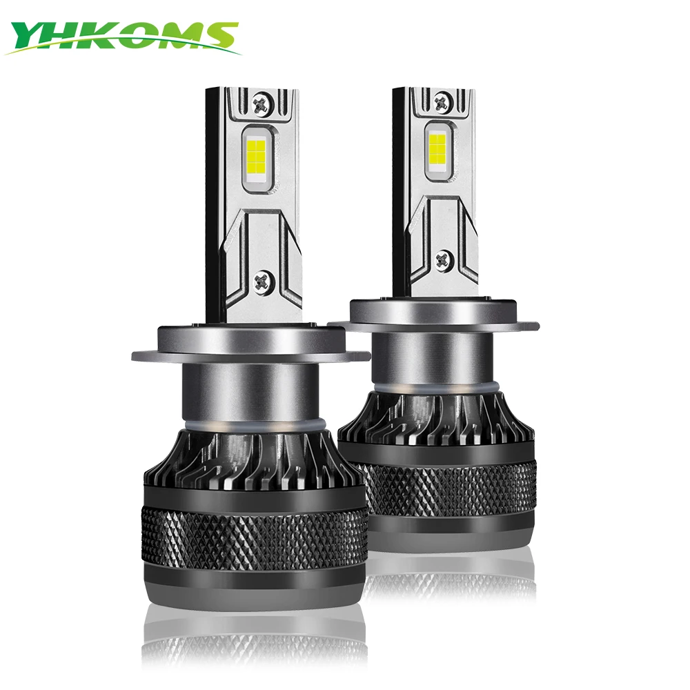 YHKOMS Car LED Headlight  H7 LED H4 H1 H8 H11 HB3 HB4 9005 9006 9012 6000K 200W 30000LM Auto LED Lamp Turbo Fog Light 12V
