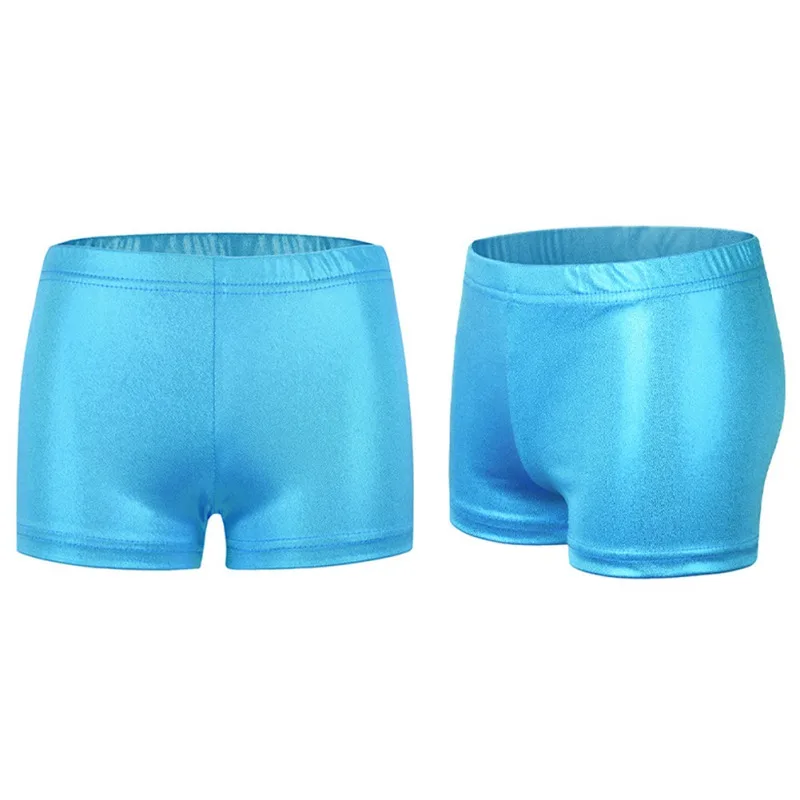 Girls Gymnastics Shorts Elastic Ballet Boxer Kids Ballerina Performance Dancing Short Leotard Pants All-matches Bottom Leggings