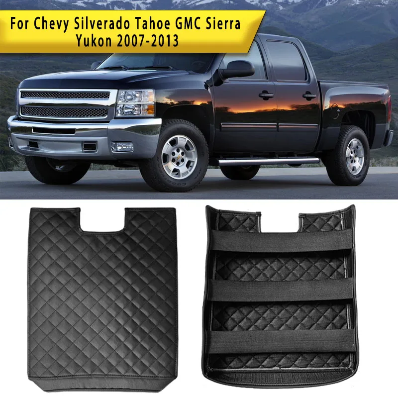 For Chevy Silverado Tahoe GMC Sierra Yukon 2007-2013 Jumping chair armrest box cover Armrest box cover mesh protective cover
