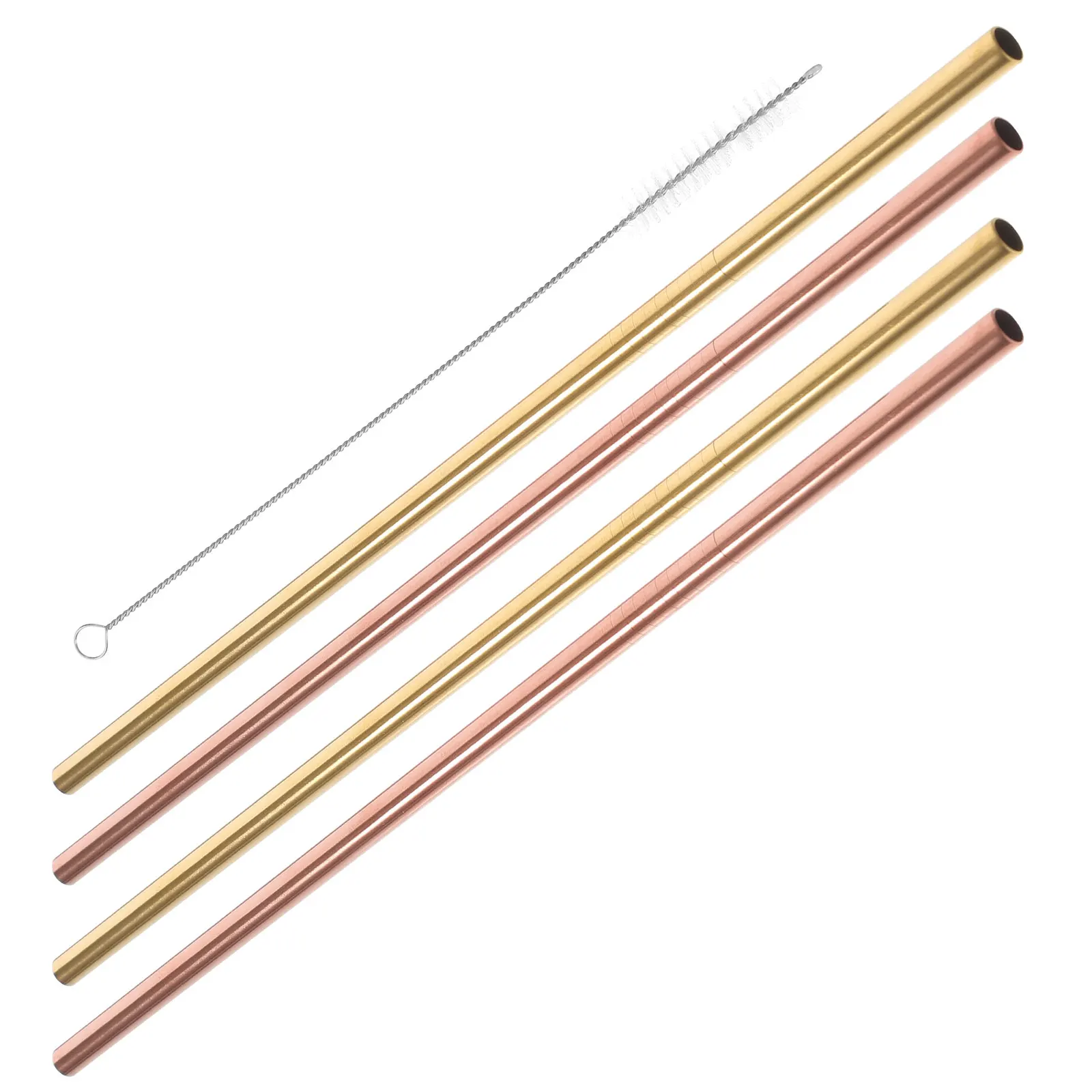 

1Set Stainless Steel Straws Reusable Straws for Bar Party Decor Perfect Workmanship Smooth Mouth No Burrs Easy to Use