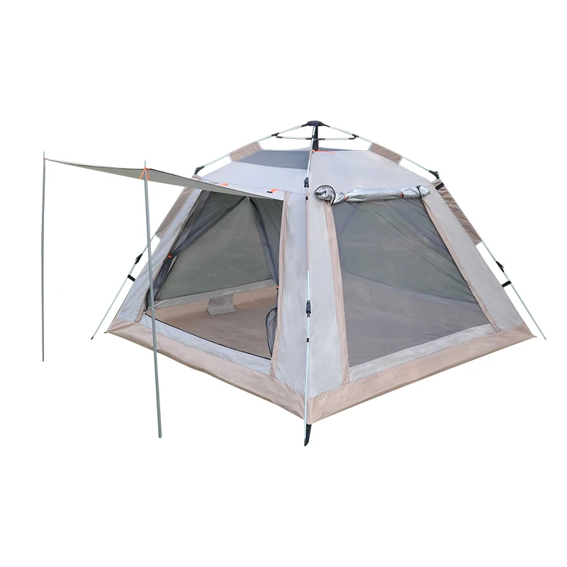 

Hot-Selling Windproof Quick-opening 3-4 Person Family Portable Pop Up Automatic Waterproof Outdoor Foldable Camping Tent