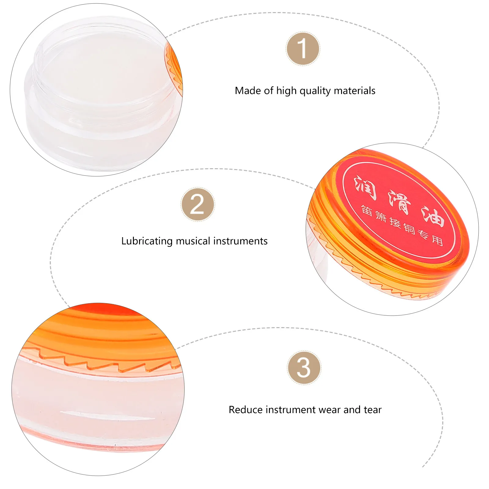 10Pcs Wind Instruments Lubricant Premium Anti-Crack Flute Cleaning Supply Musical Instrument Nursing Oil for Professionals