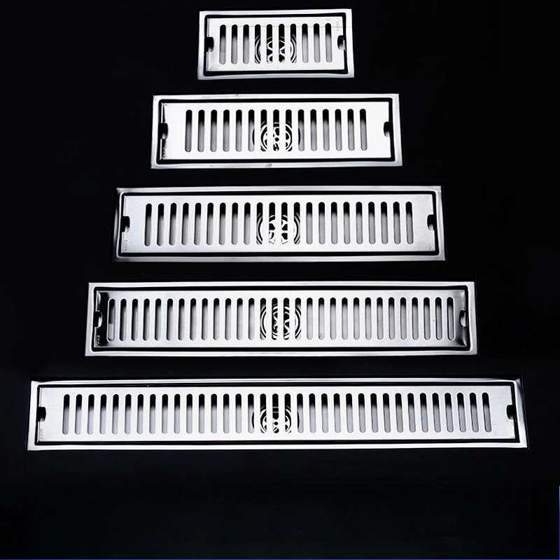

SUS 304 Shower Bathroom Anti-odor Floor Drain With Removable Gird Grate Cover Square Floor Drains