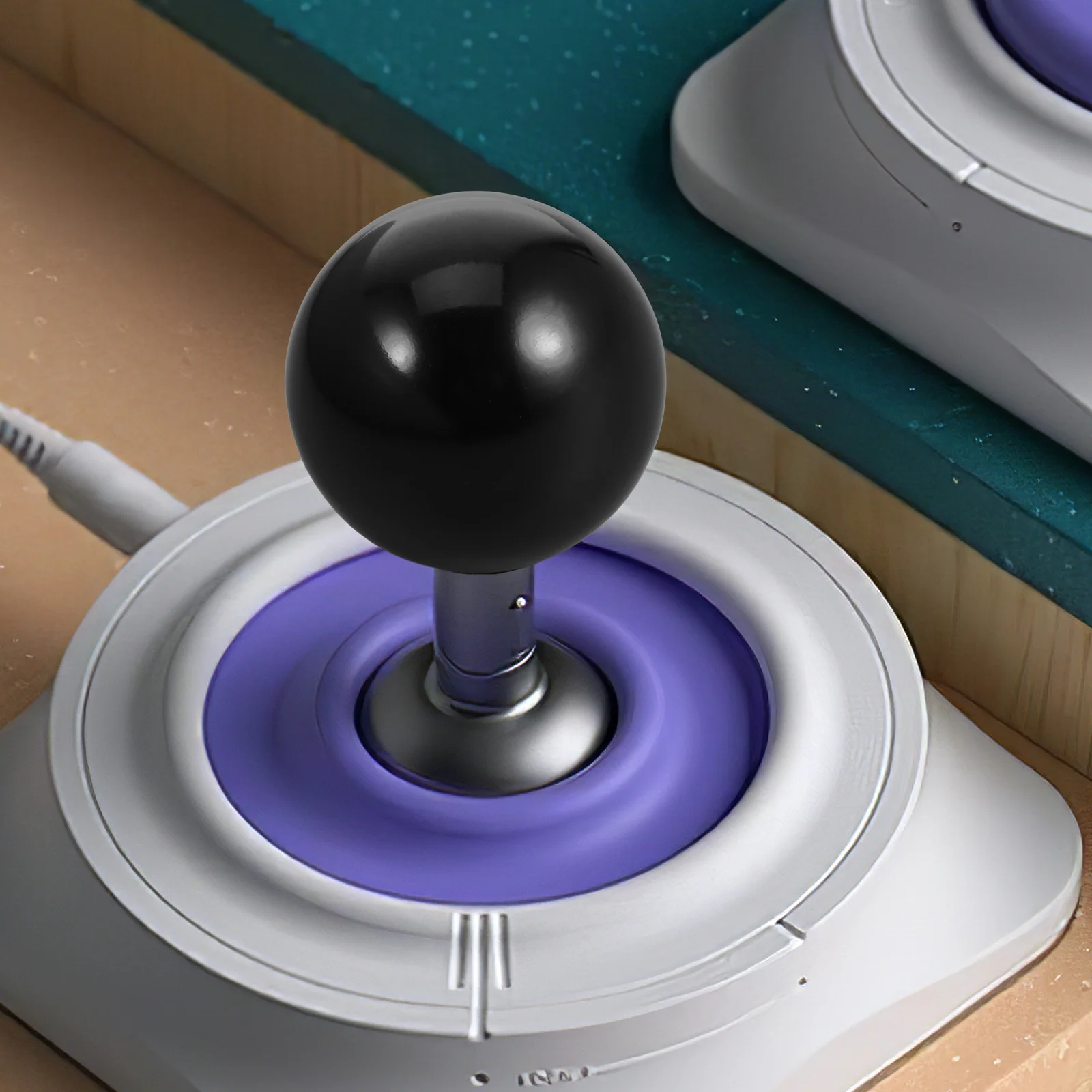 

1pcs Universal Ball Knob 8Mm Thread Plastic Copper Round Head For Joystick Controller Arcade Machine Replacement Handle Top Diy