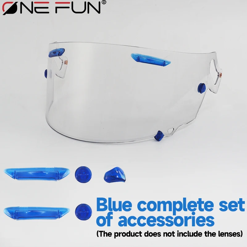 For Ar and  RX7X NEO Genuine Racing Lens Color Accessories Ventilation Channel Air Window Push Handle Anti-Fog Pin Racing Buckle
