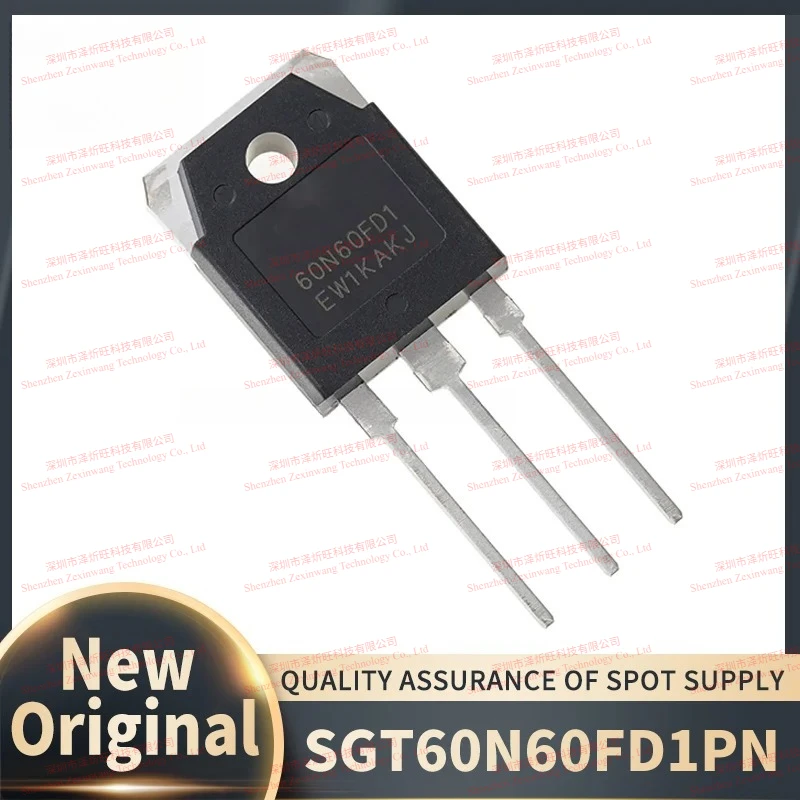 (10Pcs-20Pcs/Lot) 100% New Imported Original SGT60N60FD1PN 60N60FD1 TO-3P 60N60 IGBT Transistors 60A 600V in Stock