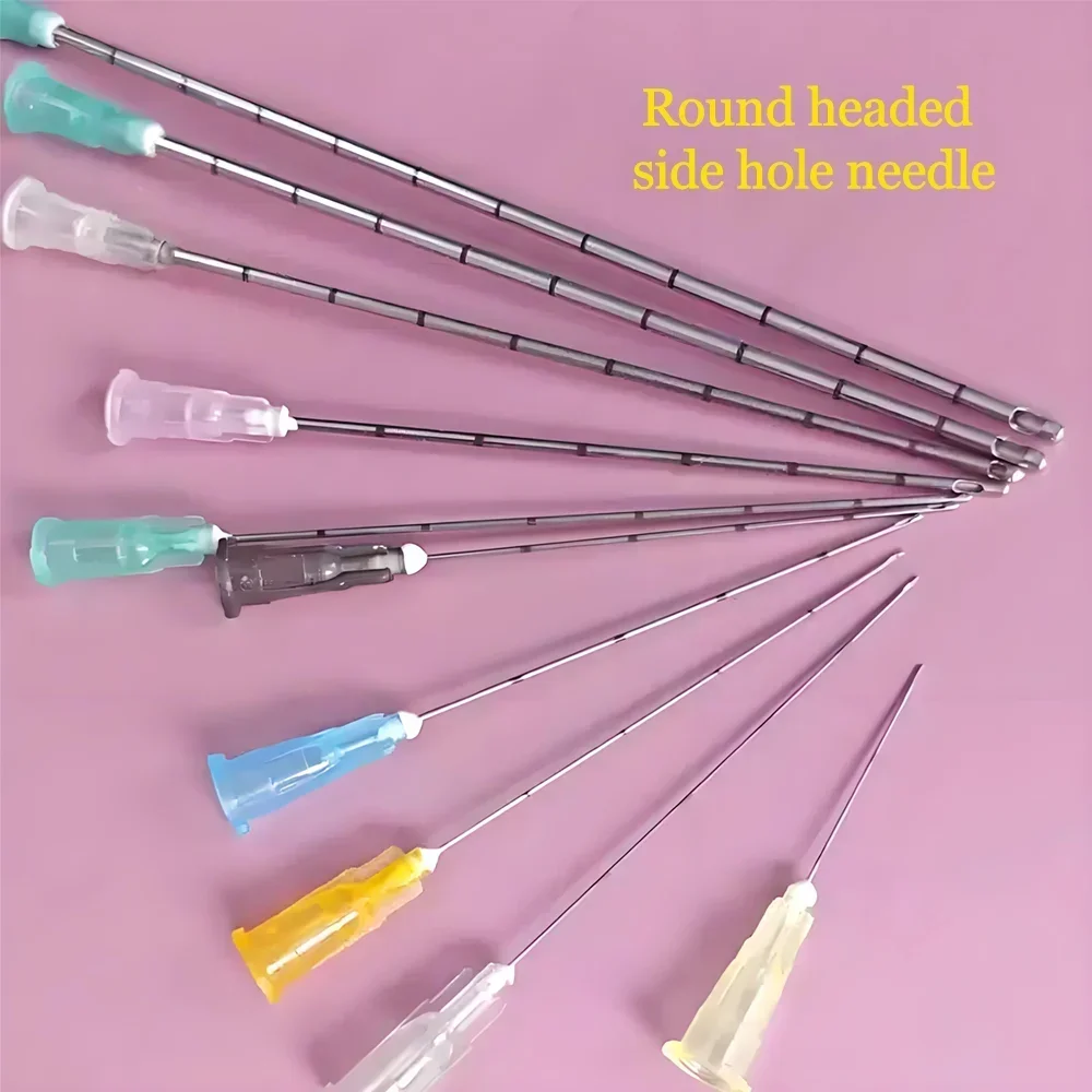 High Quality Blunt-tip Cannula 10/50/100pcs Korea Manufacturer Supply 22G 50mm 25G 70mm Disposable Blunt Needle for filler