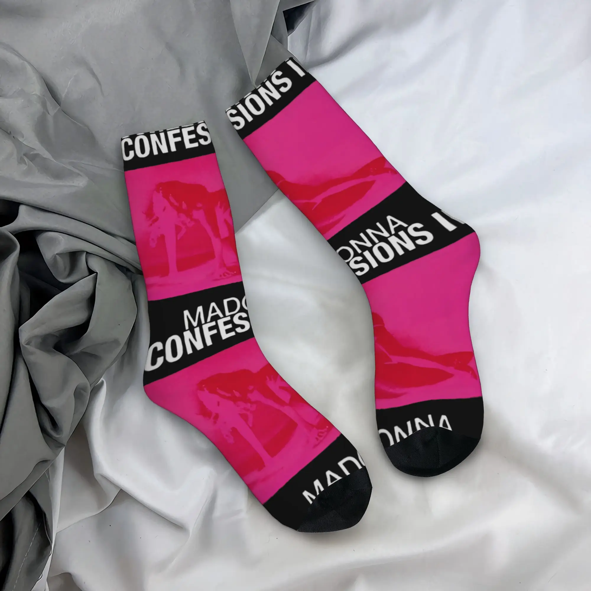 Autumn Winter Casual Unisex M-Madonna Confessions II Singer Socks  Non-slip Soccer Socks
