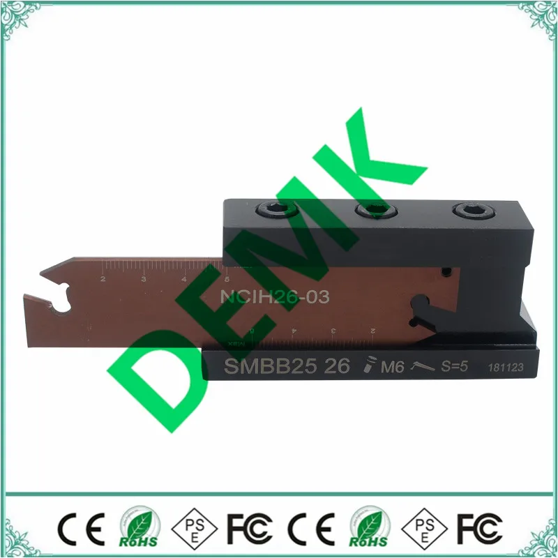 High precision SMBB 1626 SMBB2026/SMBB2526/SMBB2032/SMBB2532 Grooving Cut-Off Cutter Holder NCIH26-2 NCIH32-3 Cut Off Blade