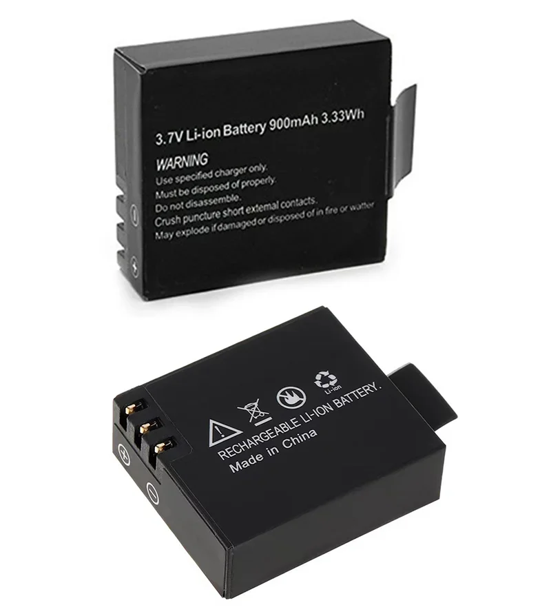 Rechargable Li-ion SJ4000 3.7V 900mAh Battery for SJ4000 SJ5000 SJ6000 WIFi SJCAM Sport Action Camera DV SJ Dedicated Battery