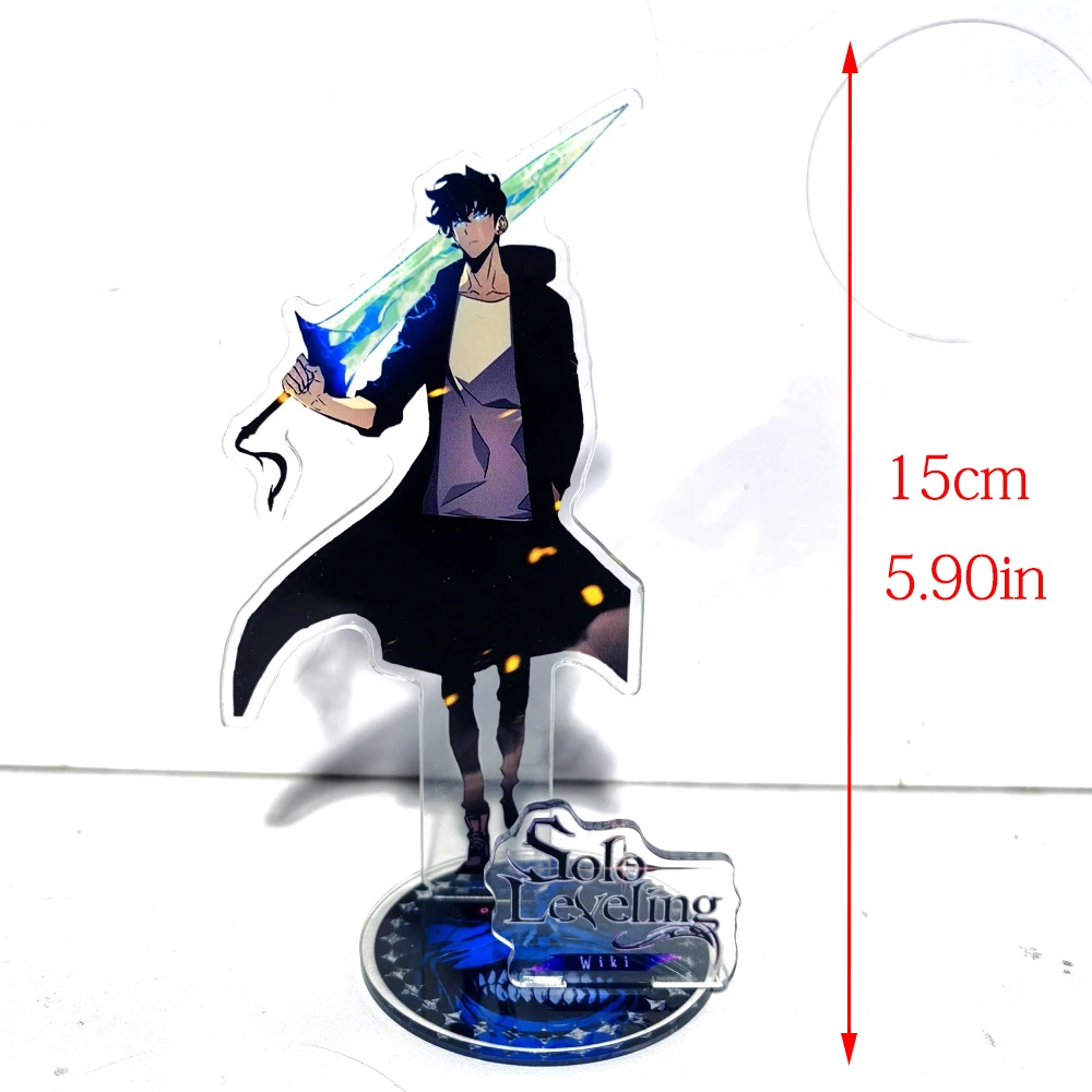 Anime Figures Solo Leveling 15cm Acrylic Stand Sung Jin Woo Sung Jin Ah Yoo Jin Ho Action Desk Model Plate Toys Room Decorations - Image 2