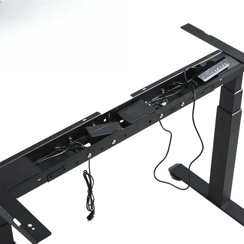 Factory design Special-shaped movable study table Standing electric adjustable height Leg game table Computer table