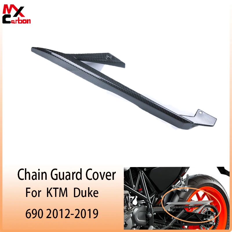 

For KTM Duke 690 2012-2019 Motorcycle Modification Accessories 100% 3K Full Carbon Fiber Chain Guard Cover Fairing