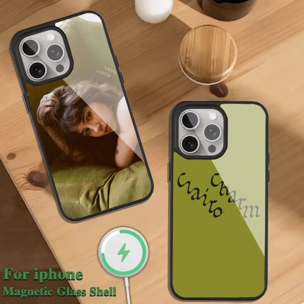 

Clairo Sexy to Someone Phone Case For Magnetic Wireless Charge Cover For iphone 16 15 14 13 12 11 Pro Max Plus Coque