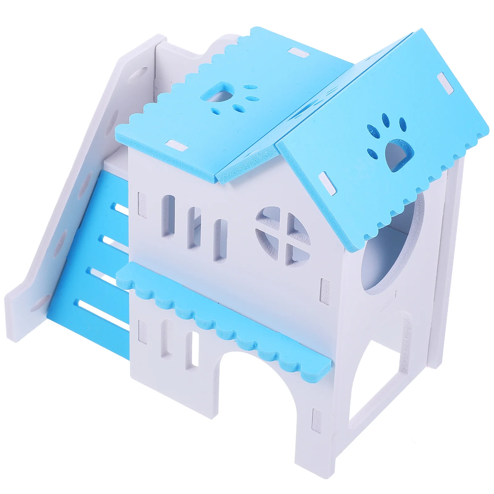 

Cozy Hamster Hideout Villa House Small Animal Shelter for Guinea Pig Chinchilla Rat Strong Non Decaying Pet Habitat