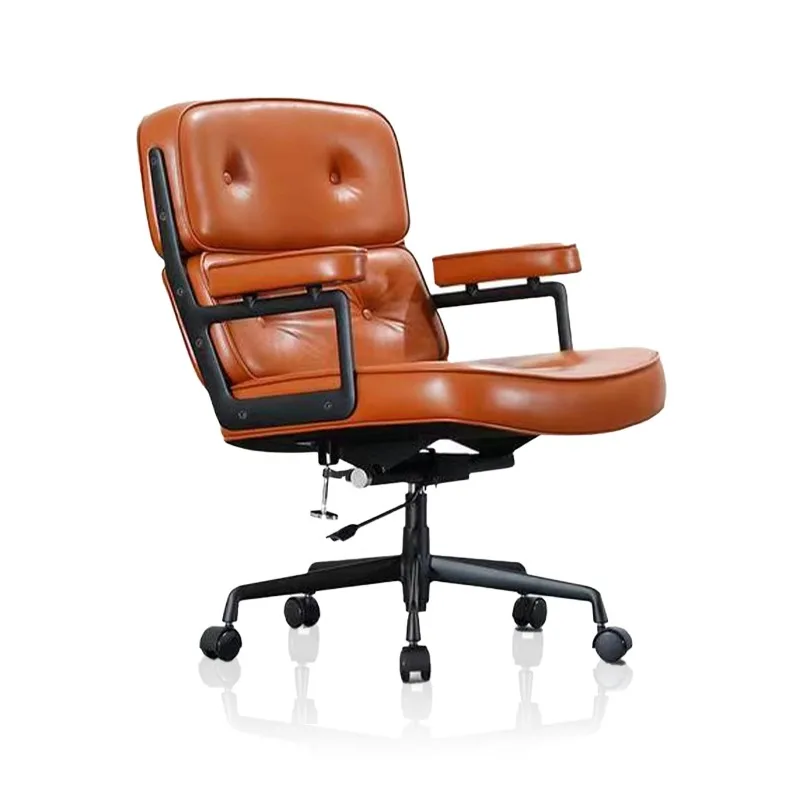 Adjustable Orange Office Chair Upgrade Nordic Designer Comfortable Office Chairs Relaxing Wheels Silla De Escritorio Furniture