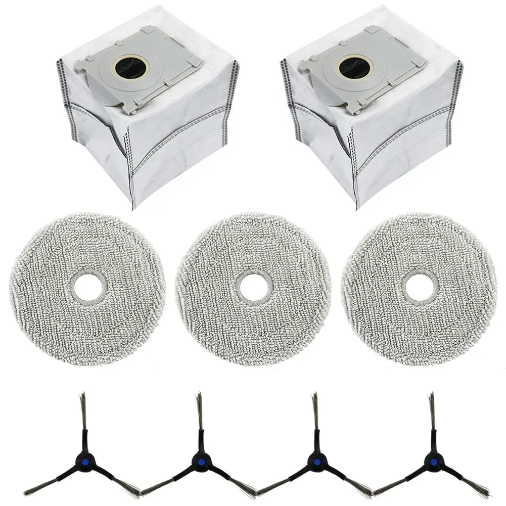 1 Set For-ECOVACS For-DEEBOOT For-MINI Vacuum Cleaner Mop Cloth Dust Bags Side Brush Kit Vacuum Cleaner Replacement Accessories