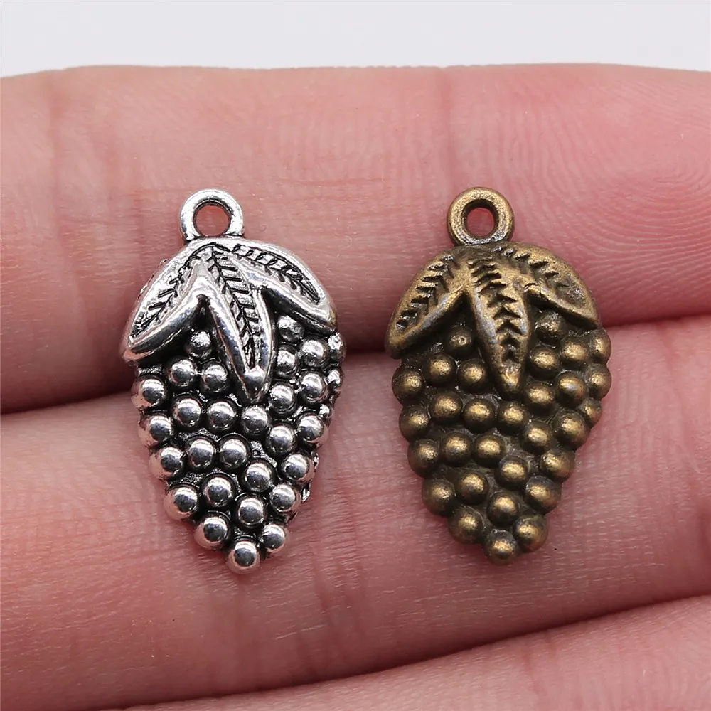 Vintage Assorted Fruit Food Mini Charms Pendant For Jewelry Making Bracelet Necklace DIY Craft Bulk