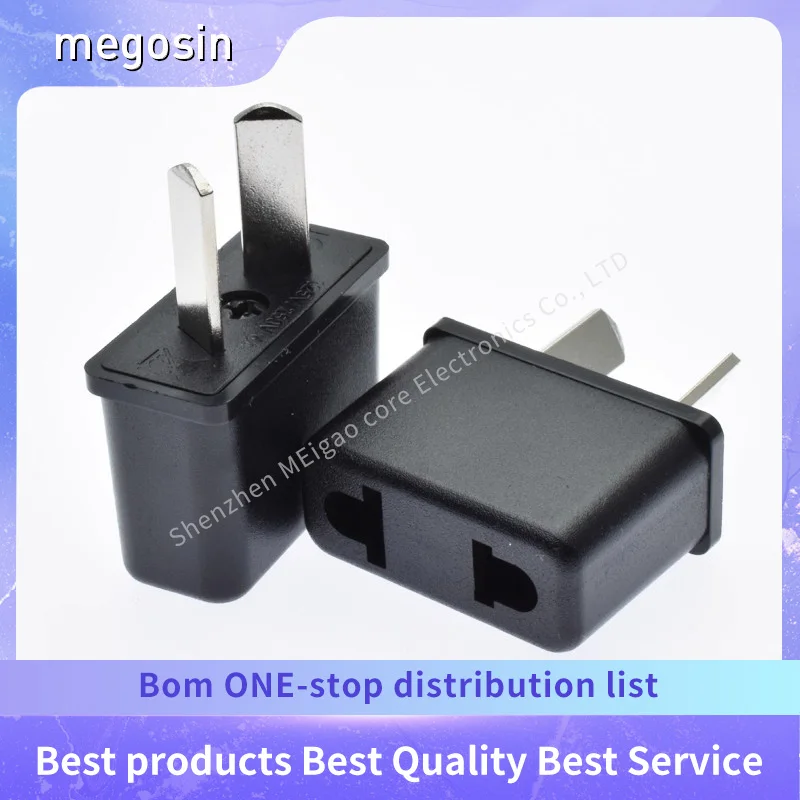 8-character dual-purpose adapter JHD-9623 for converting plugs to European and American standards to Australian standards