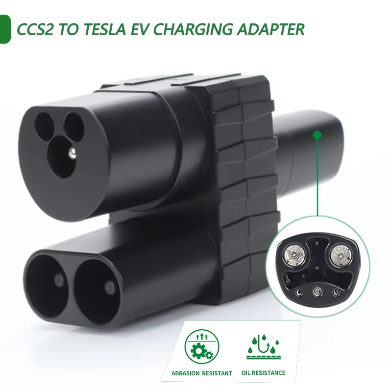 CCS2-테슬라 EV 충전기 어댑터, 전기 자동차 충전, CCS 콤보 2-TPC 컨버터, 테슬라 모델용, Max400A, 175KW, DC500V