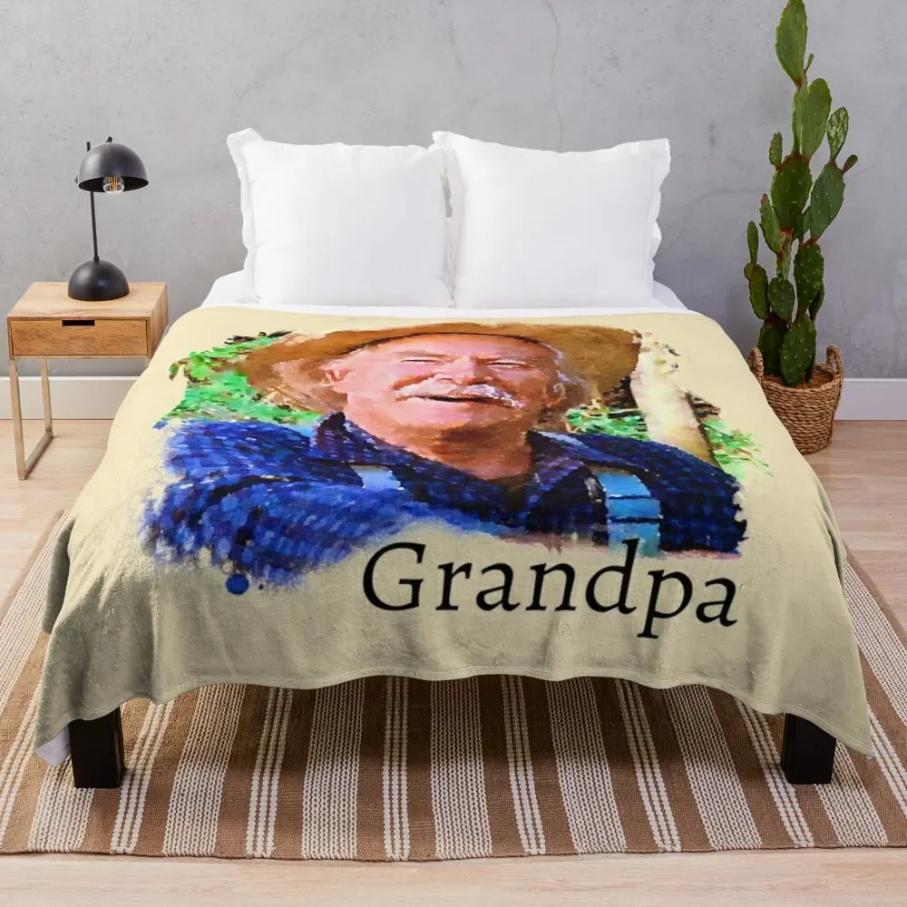 Grandpa The Waltons Throw Blanket Fashion Sofas Summer Beddings Personalized Gift Hairys Blankets