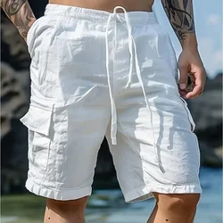 For Holiday For Beach Loose Fit Shorts Mens Cargo Shorts Beach Street Casual Style Medium Stretch Polyester Fabric