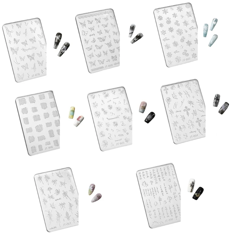 

Crystal Silicone Mold Decors Molds Silicone Stamps Decors Mould Decors Stamping Tools for Nail Decor