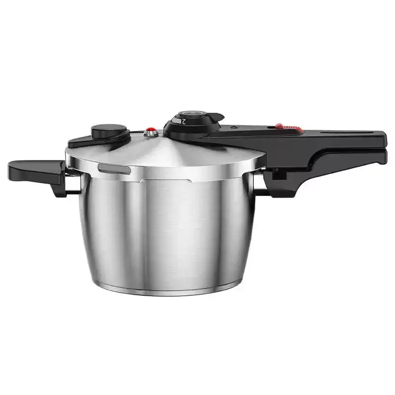 Adjustable Pressure Control Cooking Container 4L 5L 6L 304 Stainless Steel Angle Structure For Household Food Processing