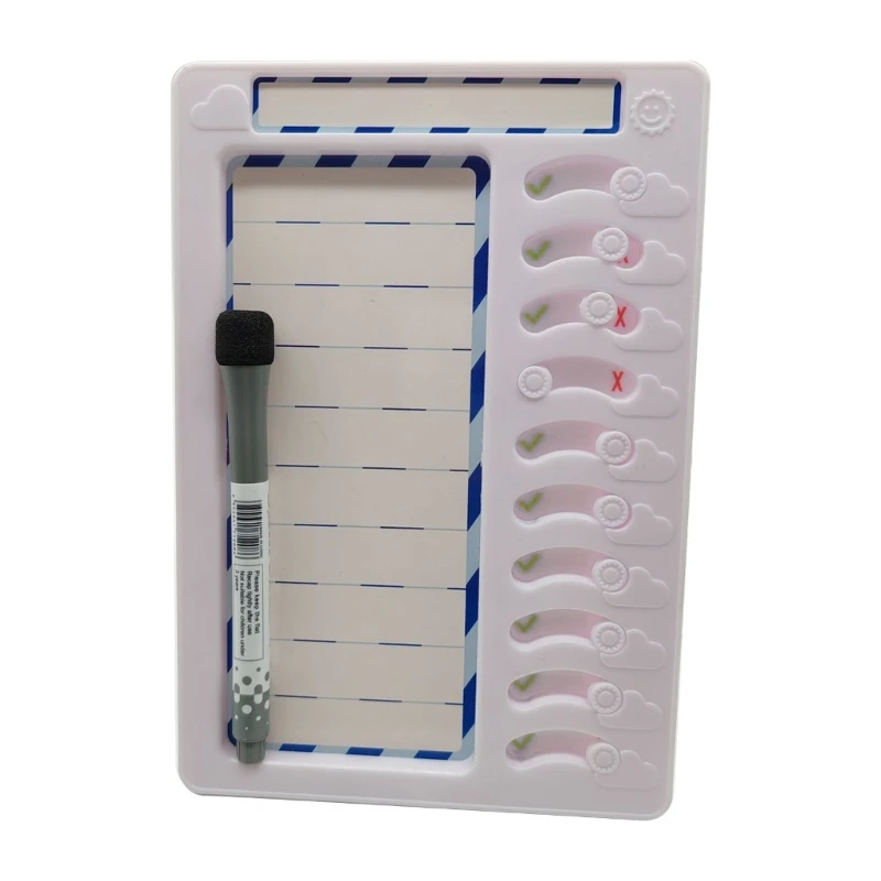 Tabla tareas E9LB con control deslizante, tabla planificación rutinas, tabla planificación listas tareas